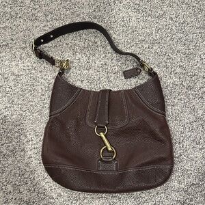 Coach Brown Leather Shoulder Bag